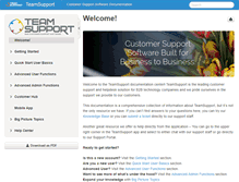 Tablet Screenshot of help.teamsupport.com